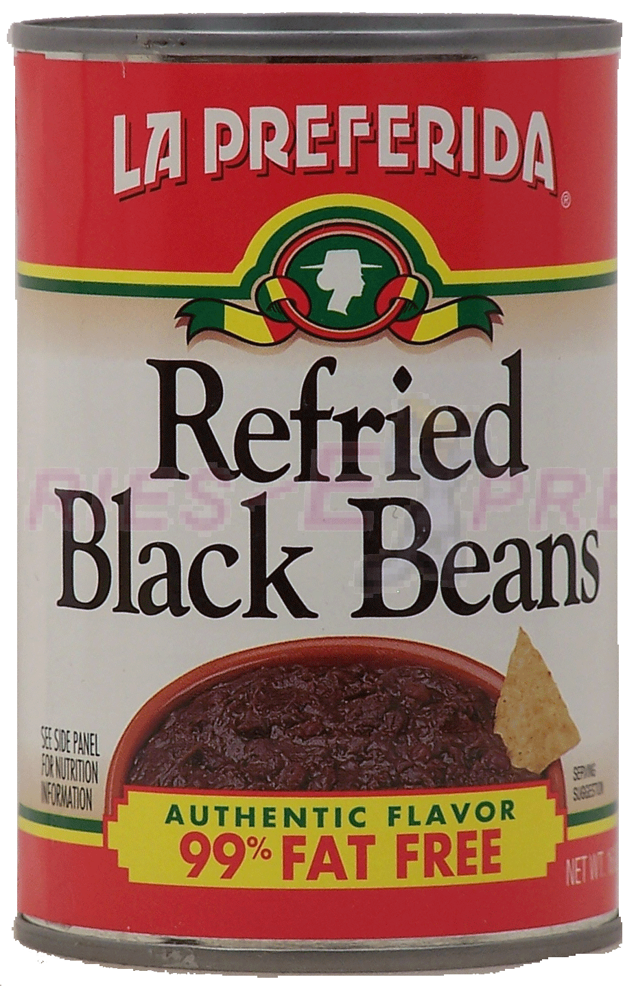 La Preferida  refried black beans, 99% fat free, authentic flavor Full-Size Picture